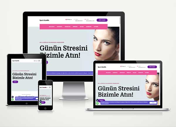 Güzellik Salonu - Kuaför Web Sitesi Luxury