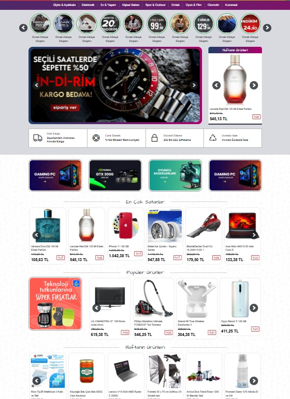 E-Ticaret Mini